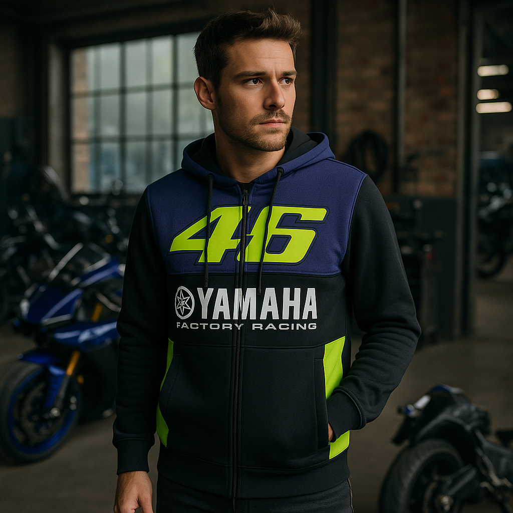 Chaqueta Importada Oficial Valentino Rossi Yamaha M1 frente