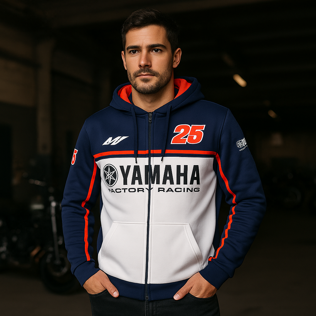 Chaqueta Yamaha Maverick Viñales 25 Moto Gp frente