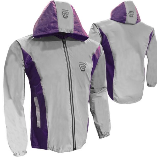 Chaqueta Cortaviento 80% Reflectiva GP Lady morado