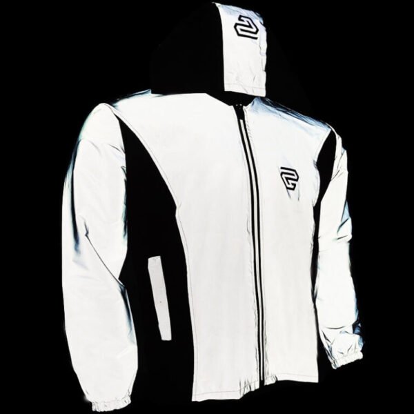 Chaqueta Cortaviento 80% Reflectiva GP brillantre frente