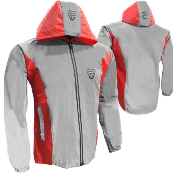 Chaqueta Cortaviento 80% Reflectiva GP mas roja