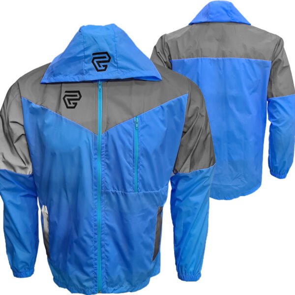 Chaqueta Cortaviento Reflectiva GP azul