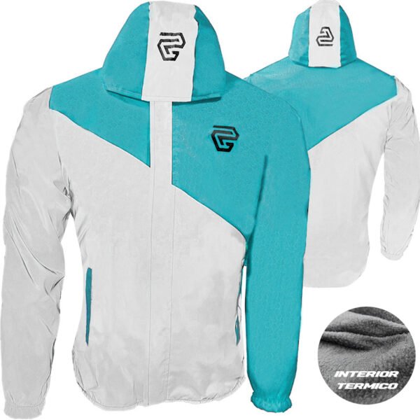 Chaqueta Termica Reflectiva Gp Lady aguamarina
