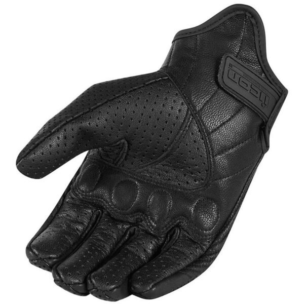 Guantes Icon Pursuit Cuero Perforado