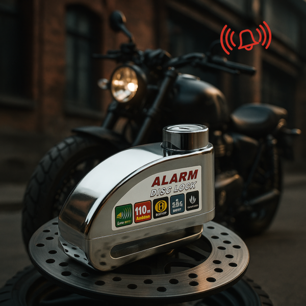 Candado Freno De Disco Con Alarma Premium
