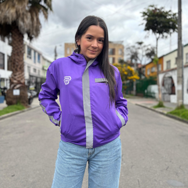Chaqueta 100% Reflectiva Doble Faz Gp Lady