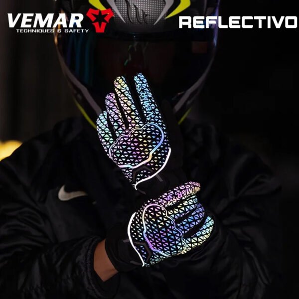 Guantes Tactiles Termicos VE-17 Reflectivos Multicolor