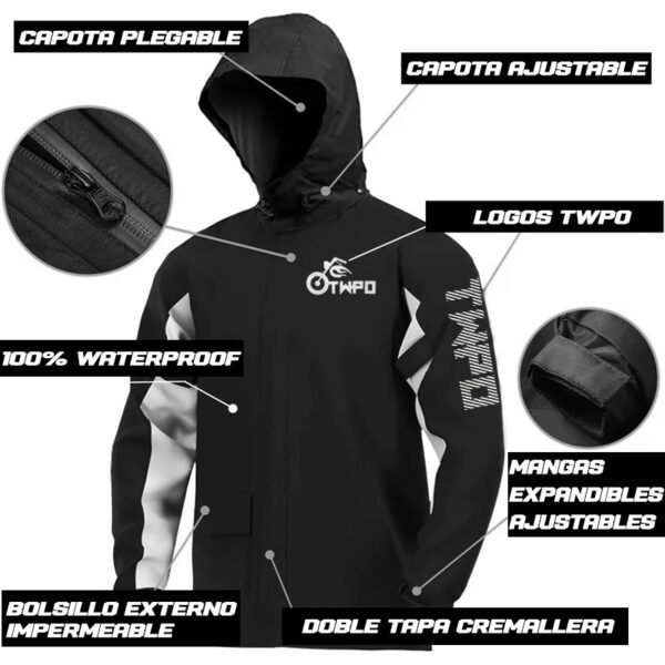 Impermeable Sudadera Twpo Premium TW-010