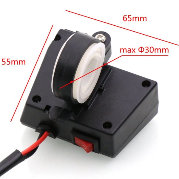 Cargador USB Doble Con Voltimetro