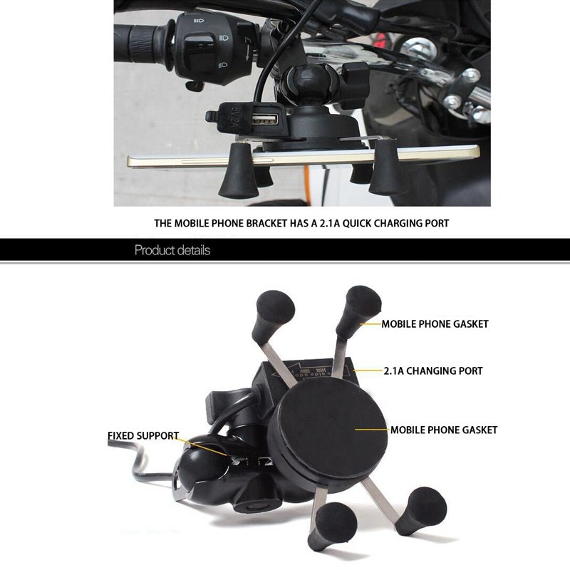 Soporte Multifuncional Holder Cargador USB Celular